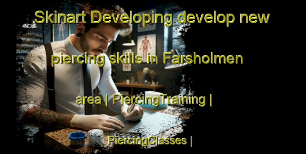 Skinart Developing develop new piercing skills in Farsholmen area | PiercingTraining | PiercingClasses | SkinartTraining-Sweden